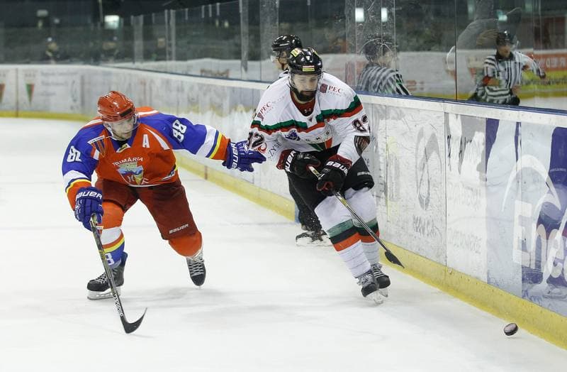 Ice Hockey. Continental Cup. GKS Tychy - Dunarea Galati. 24.10.2015