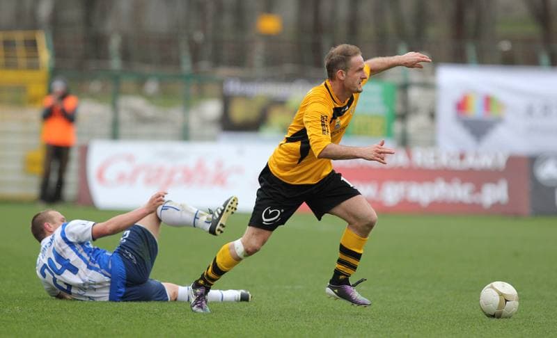 Football. I Liga. GKS Katowice - MKS Kluczbork. 10.04.2011
