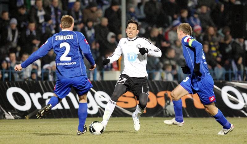 Football. Puchar Polski. Ruch Chorzow - Legia Warsaw. 01.03.2011