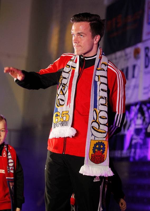 Football. Gornik Zabrze. Team Presentation. 08.02.2014