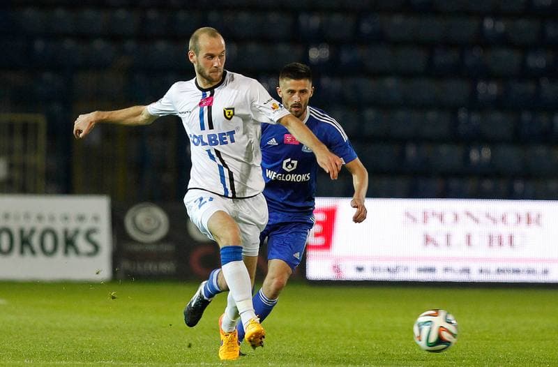 Football. T-Mobile Ekstraklasa. Ruch Chorzow - Zawisza Bydgoszcz. 05.06.2015