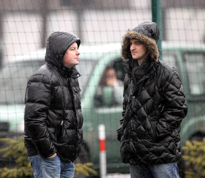 Football. Sparing. Zaglebie Sosnowiec - Ruch Radzionkow. 15.01.2011