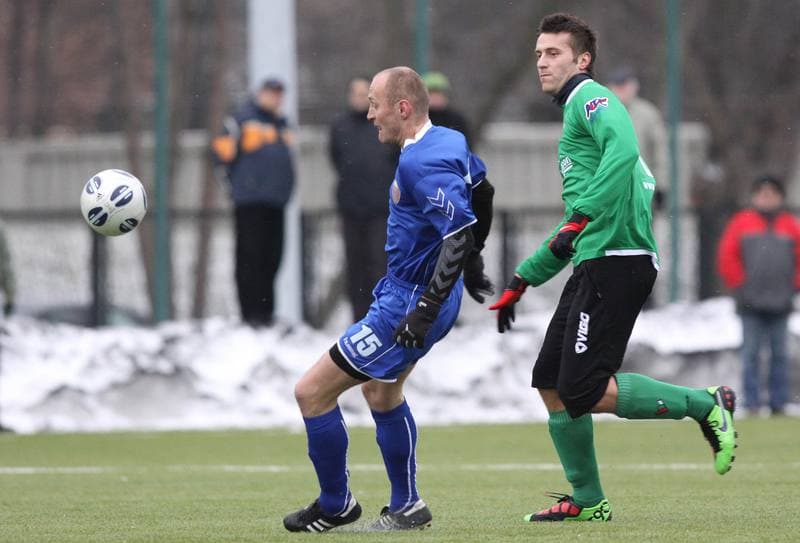 Football. Sparing. Zaglebie Sosnowiec - Polonia Bytom. 21.01.2011