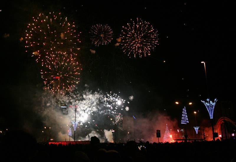 Fireworks Show. Katowice. 31.12.2014