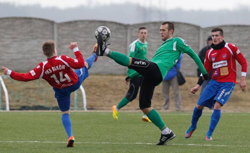 Football. Friendly Match. GKS Katowice - Rakow Czestochowa. 22.02.2014