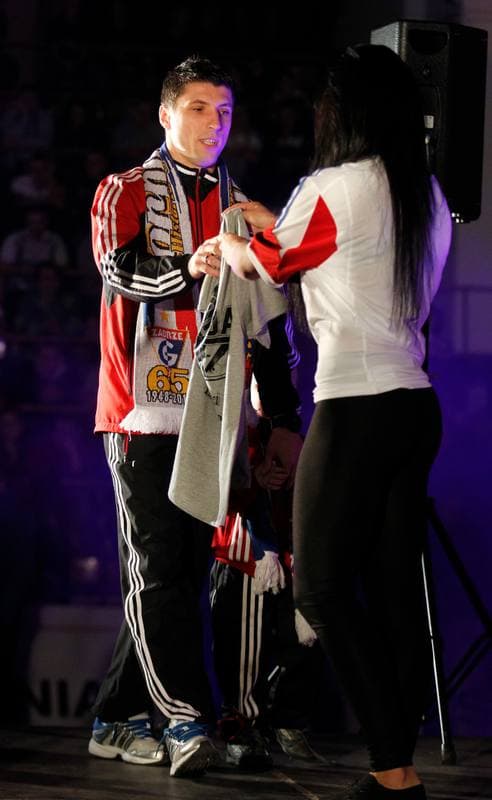 Football. Gornik Zabrze. Team Presentation. 08.02.2014
