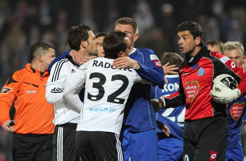 Football. Puchar Polski. Ruch Chorzow - Legia Warsaw. 01.03.2011