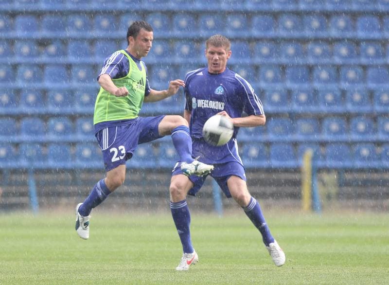 Football. Ruch Chorzow. Training. 03.07.2012