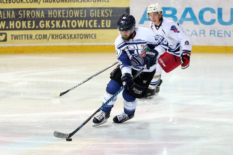 Ice Hockey. Polska Hokej Liga. SMS PZHL Katowice - Automatyka Gdansk. 12.10.2017
