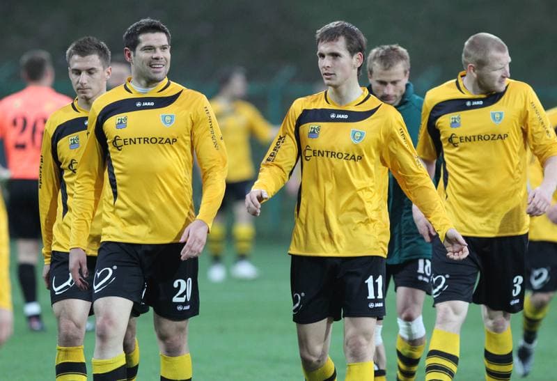 Football. I Liga. GKS Katowice - MKS Kluczbork. 10.04.2011