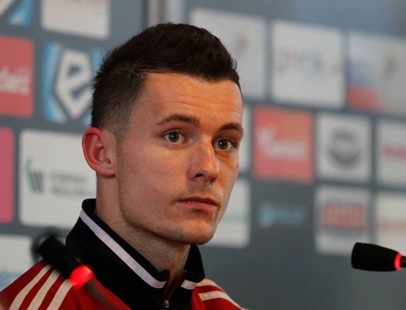 Football. Gornik Zabrze. Press Conference. 22.11.2013