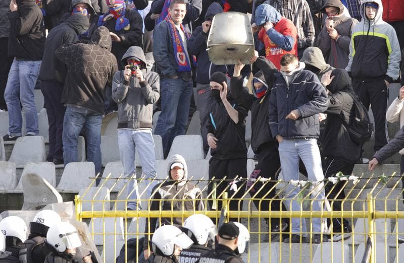 Football. Bytom I liga. Ruch Radzionkow - Piast Gliwice. 30.10.2010
