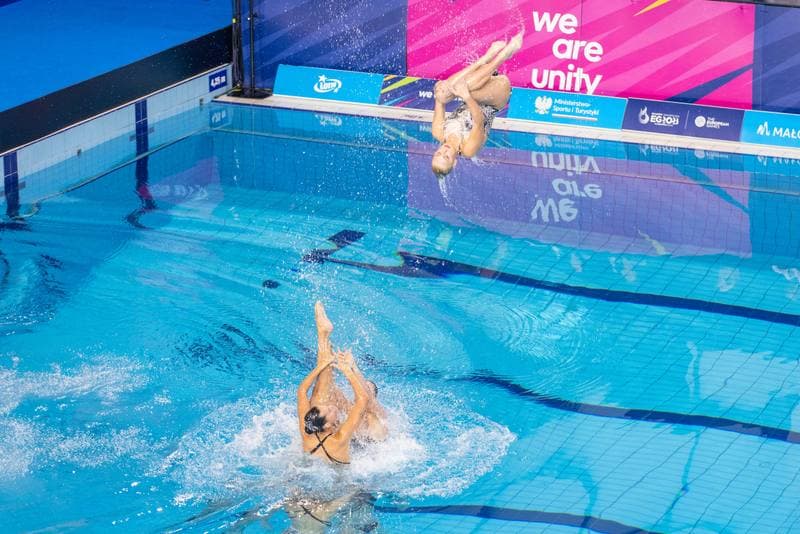 Artistic Swimming. European Games. Team Free Routine Combination. 23.06.2023