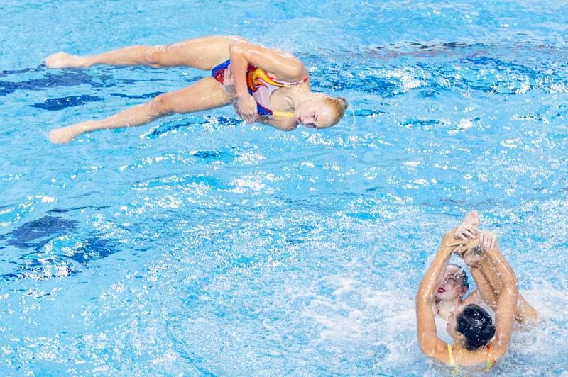 Artistic Swimming. European Games. Team Acrobatic Routine. 24.06.2023
