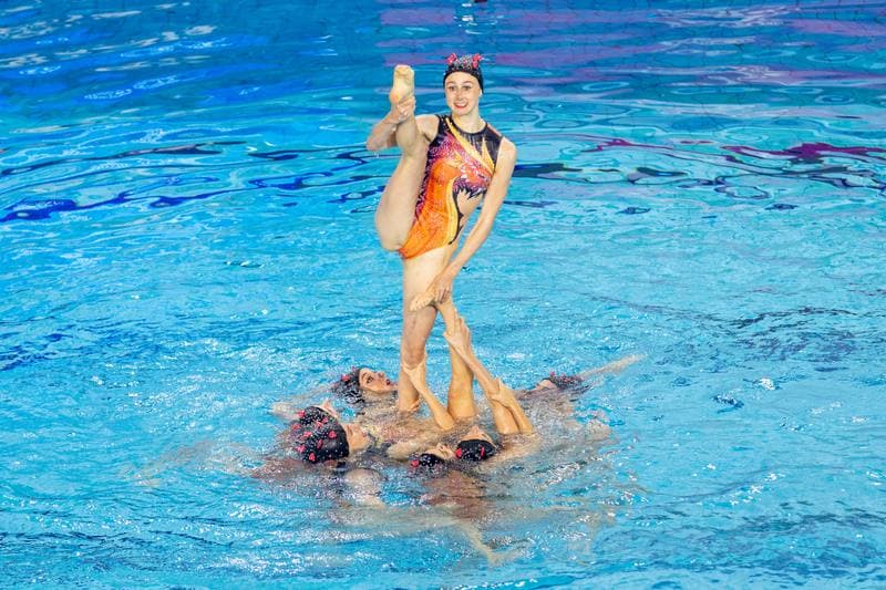 Artistic Swimming. European Games. Team Acrobatic Routine. 24.06.2023