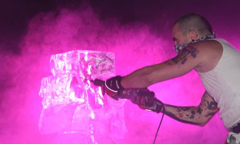 Ice Sculpture Show. Katowice. 12.09.2013