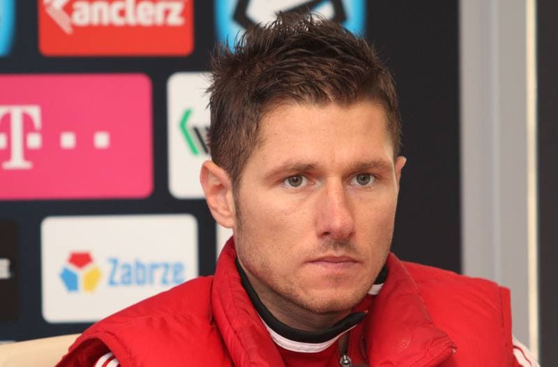 Football. Gornik Zabrze. Press Conference. 02.12.2013
