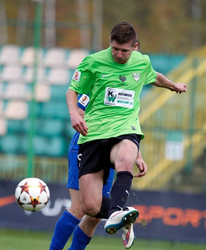 Football. II Liga. Rozwoj Katowice - MKS Kluczbork. 31.08.2014