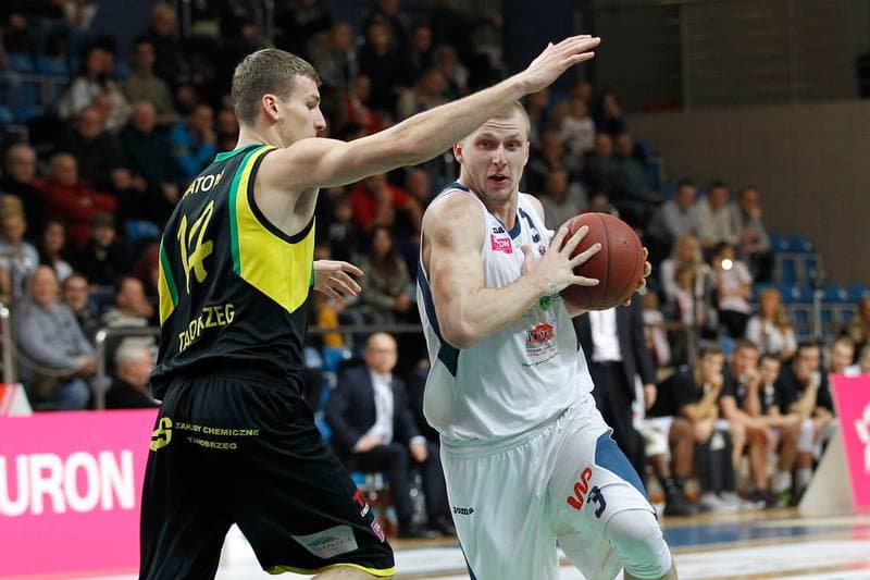 Basketball. Tauron Basket Liga. MKS Dabrowa Gornicza - Siarka Tarnobrzeg. 03.01.2016