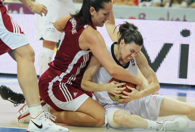 Basketball. Eurobasket Women 2011. Spain - Latvia. 24.06.2011