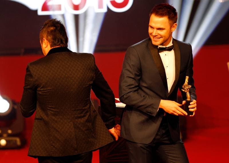 Katarzyna Popowska. Gala Niegrzeczni 2015. 12.02.2015