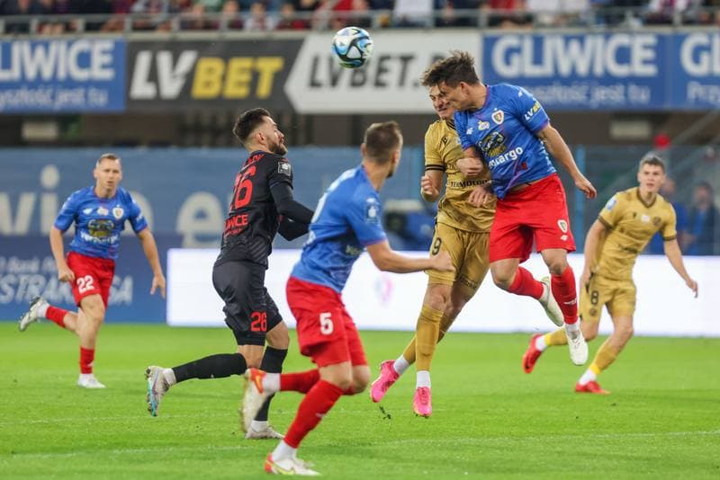 Football. PKO BP Ekstraklasa. Piast Gliwice - Widzew Lodz. 29.09.2023
