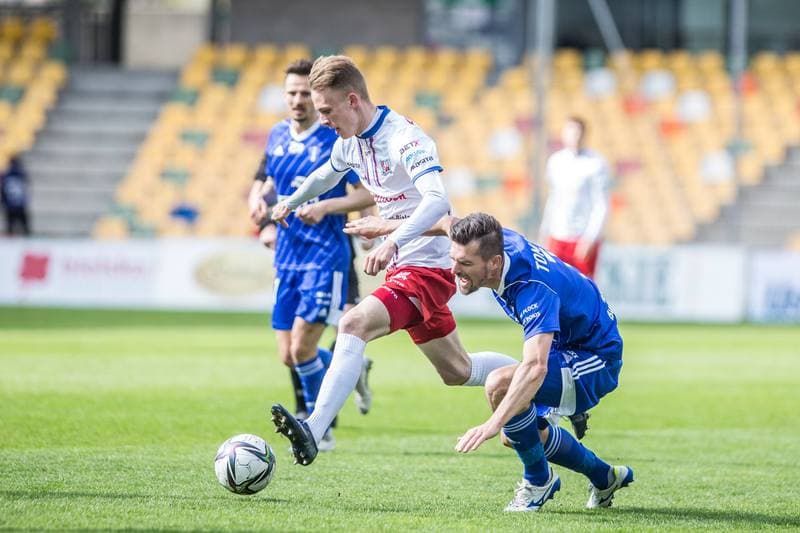 Football. PKO BP Ekstraklasa. Podbeskidzie Bielsko-Biala - Wisla Plock. 08.05.2021