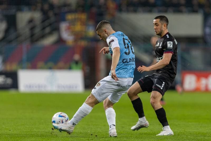 Football. PKO BP Ekstraklasa. Piast Gliwice - Pogon Szczecin. 29.04.2023