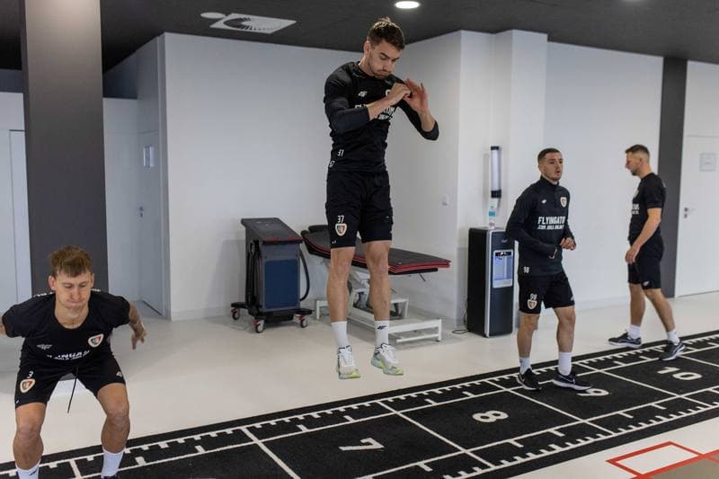 Football. Piast Gliwice. Training. 04.12.2022