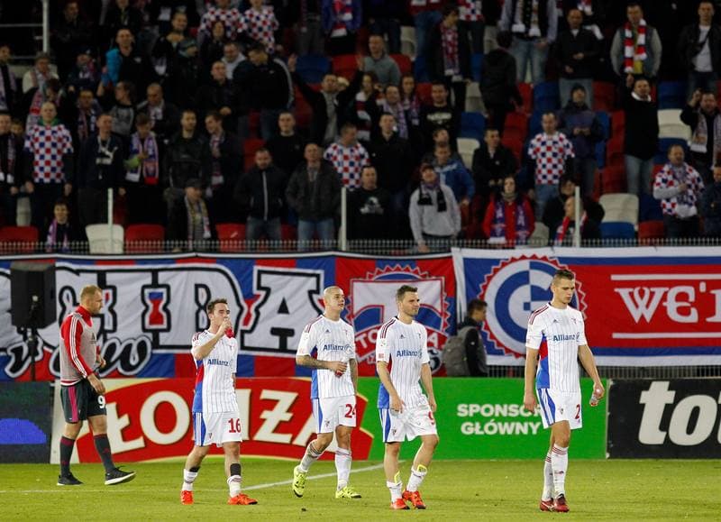 Football. T-Mobile Ekstraklasa. Gornik Zabrze - Korona Kielce. 16.02.2015