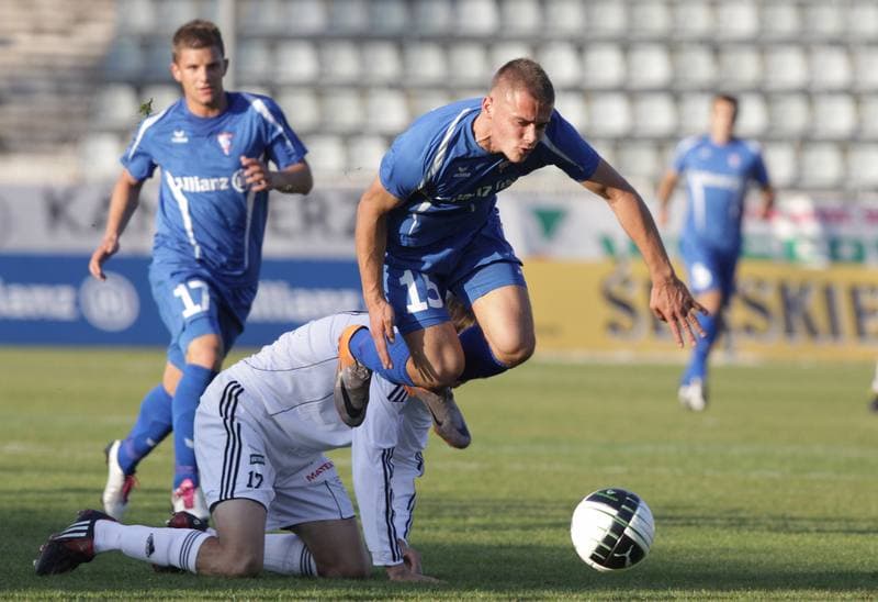 Football. Sparing. Gornik Zabrze - FC Hradec Kralove. 08.10.2010