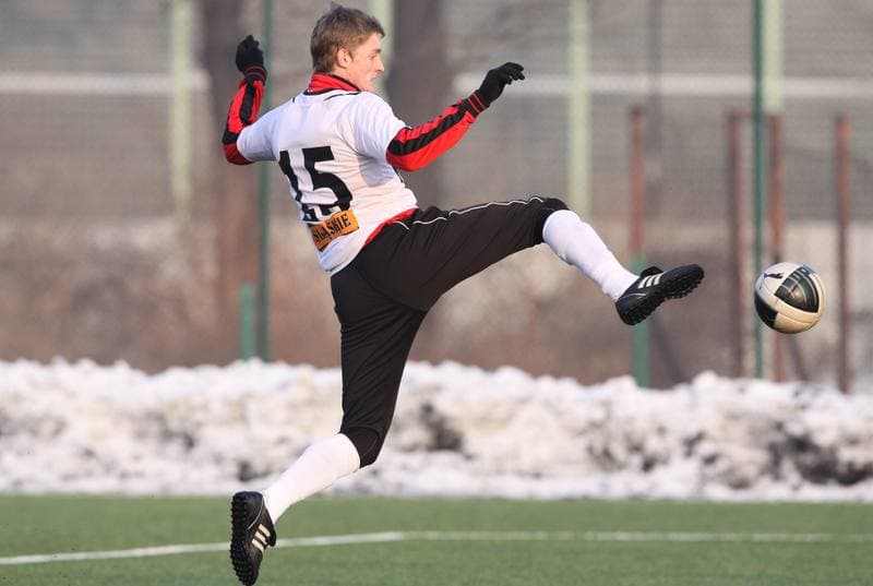 Football. Sparing. Gornik Zabrze - Janina Libiaz. 28.01.2011