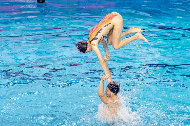 Artistic Swimming. European Games. Team Acrobatic Routine. 24.06.2023