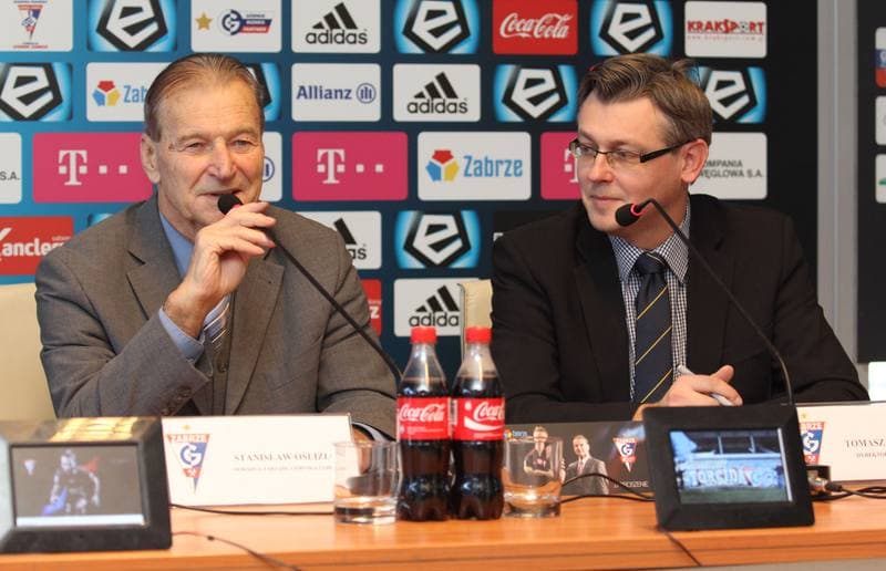Football. Gornik Zabrze. Press Conference. 06.08.2015