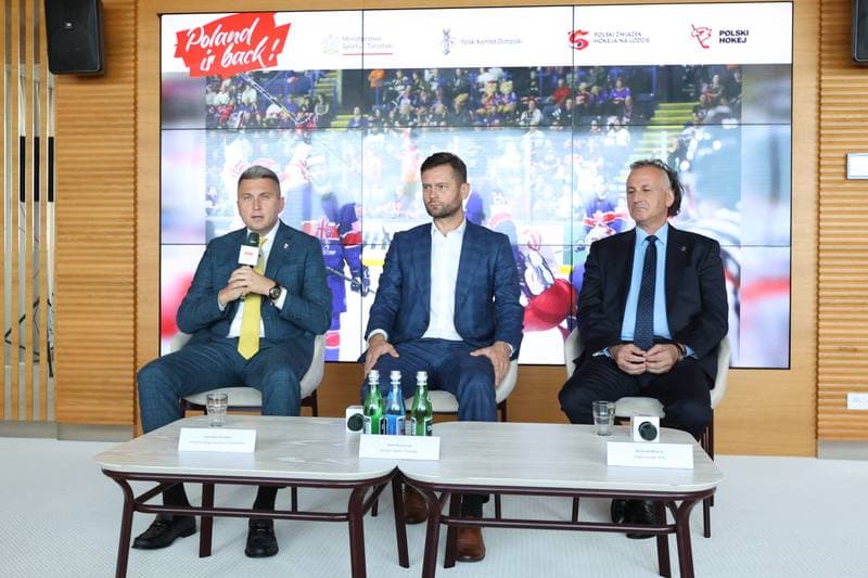 Ice Hockey. Polish Ice Hockey Federation. Press Conference. 24.08.2023