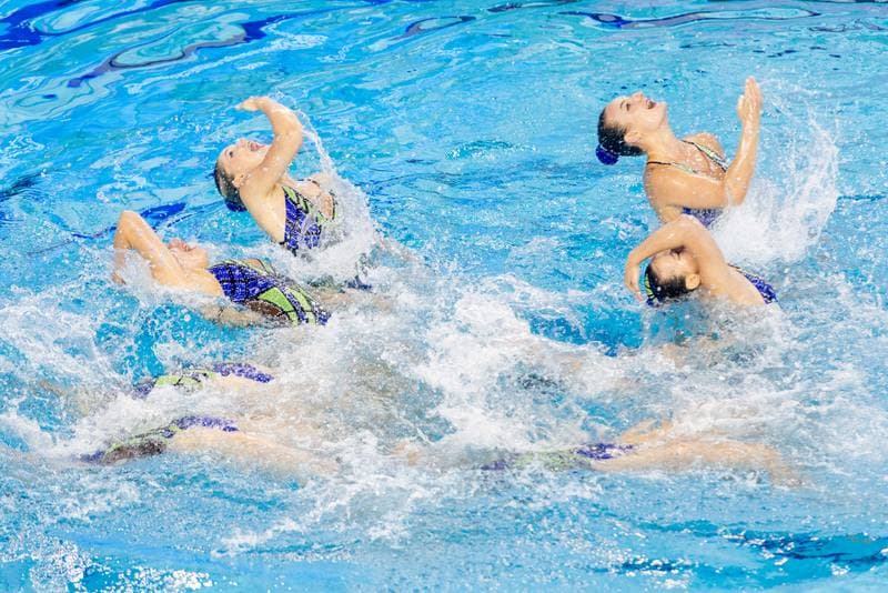 Artistic Swimming. European Games. Team Acrobatic Routine. 24.06.2023