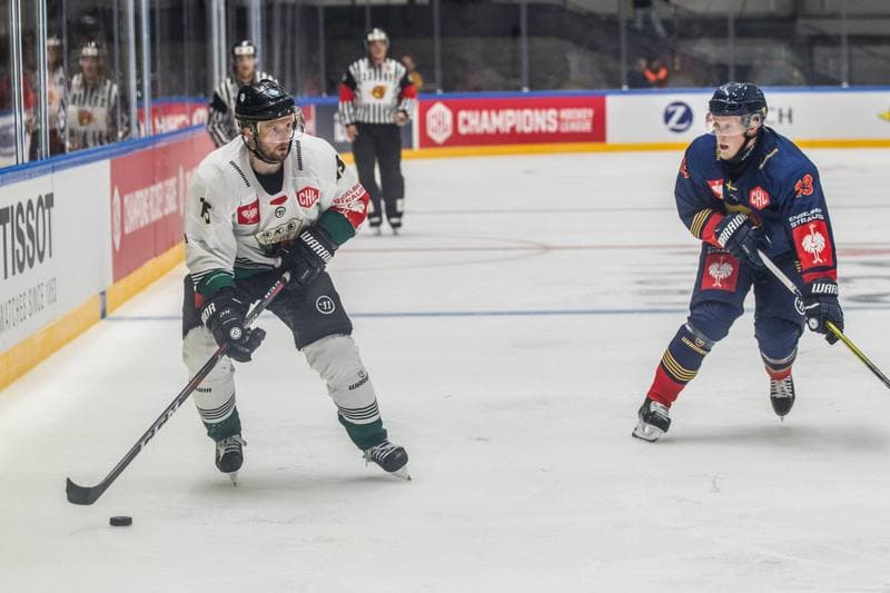 Ice Hockey. Champions Hockey League. GKS Tychy - Djurgarden Stockholm. 30.08.2019