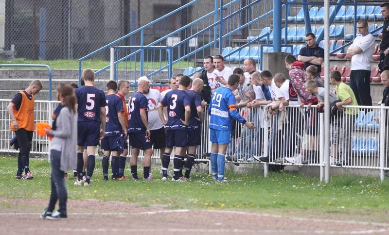 Football. I liga. Odra Wodzislaw - Kolejarz Stroze. 23.04.2011