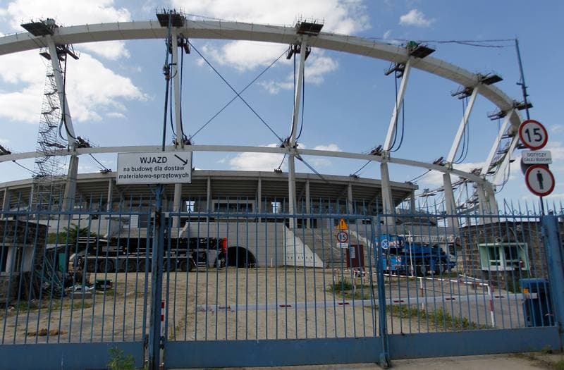 Football. Stadion Slaski. Press Conference. 04.06.2015