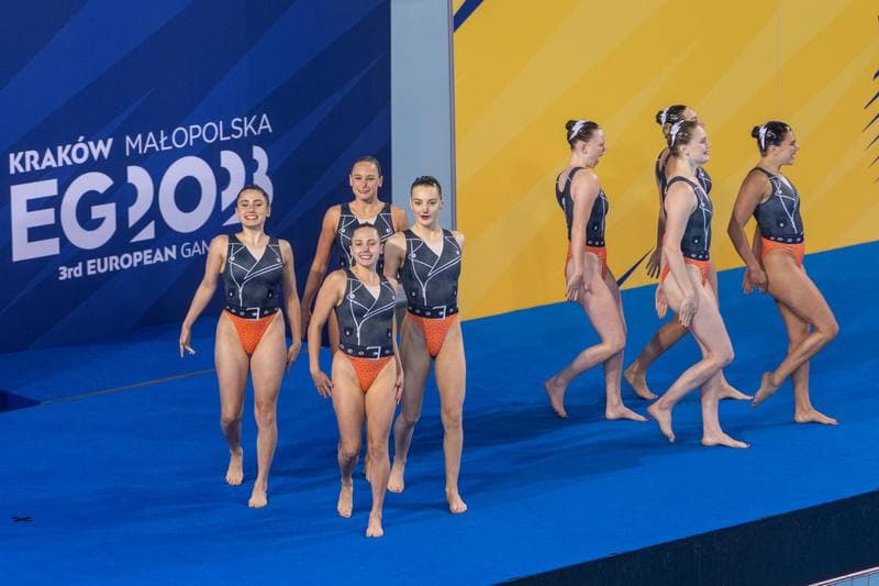Artistic Swimming. European Games. Team Free Routine Combination. 23.06.2023