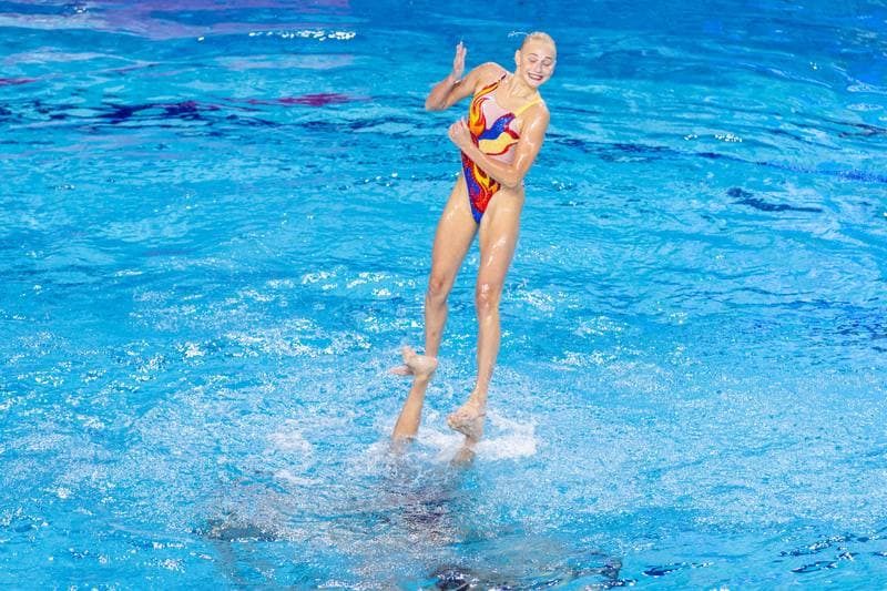 Artistic Swimming. European Games. Team Acrobatic Routine. 24.06.2023