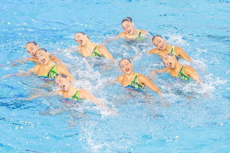 Artistic Swimming. European Games. Team Free Routine Combination. 23.06.2023