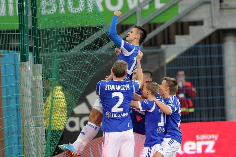 Football. T-Mobile Ekstraklasa. Piast Gliwice - Ruch Chorzow. 07.10.2013