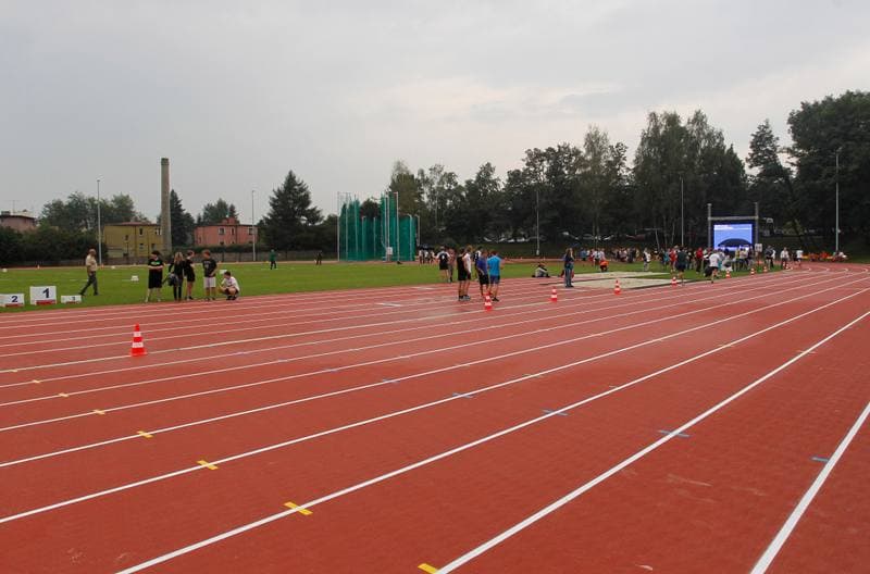 Athletics. Opening of the Athletics Stadium. 12.09.2014
