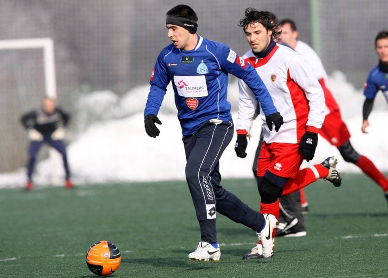 Football. Sparing. Ruch Chorzow - Piast Gliwice. 29.01.2011