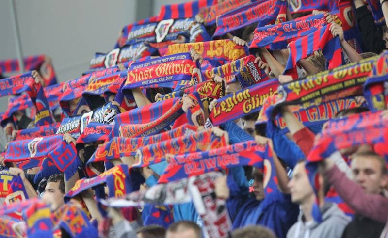 Football. T-Mobile Ekstraklasa. Piast Gliwice - Lechia Gdansk. 01.08.2014