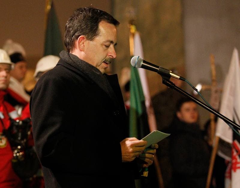 Celebration of the 33rd Anniversary of the Pacification of Wujek Mine. Katowice. 16.12.2014