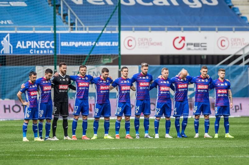 Football. PKO BP Ekstraklasa. Piast Gliwice - Podbeskidzie Bielsko-Biala. 03.05.2021