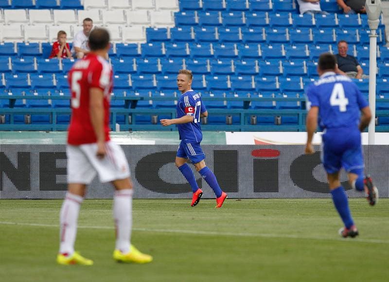 Football. T-Mobile Ekstraklasa. Wisla Krakow - Piast Gliwice. 28.07.2014