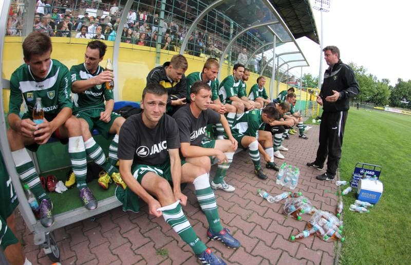 Football. I liga. GKS Katowice - Kolejarz Stroze. 03.09.2011